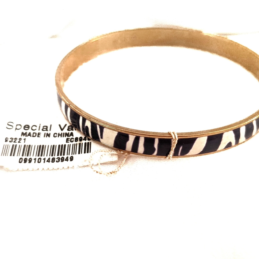 J.Crew zebra print bangle